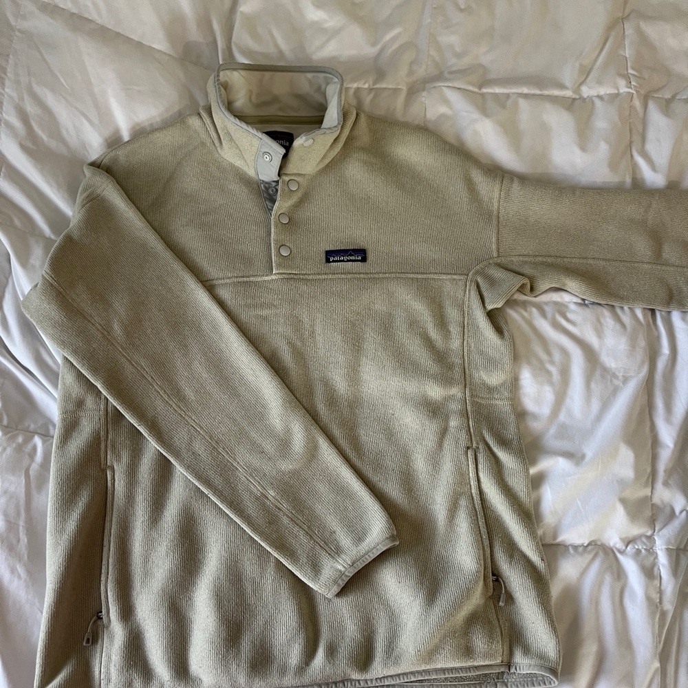 Patagonia Fleece, half snap pull over